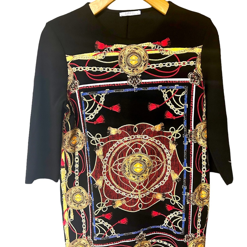 Zara chain design dress size L
